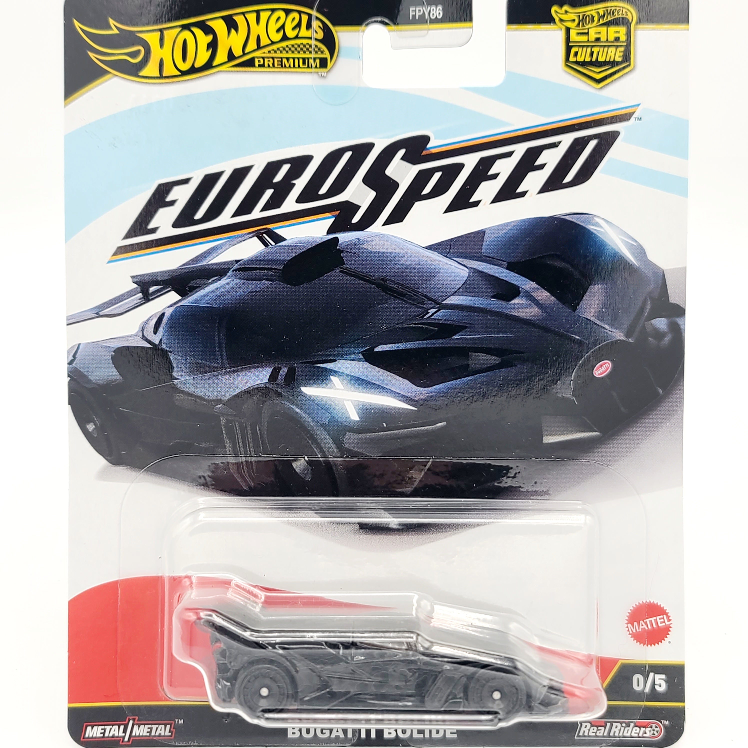 Hot Wheels - 2025 Car Culture Case L - Euro Speed w/ Chase (Set of 6 Cars)